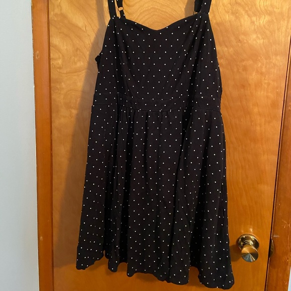 torrid Dresses & Skirts - Torrid black and white polka dot dress size 2/2x